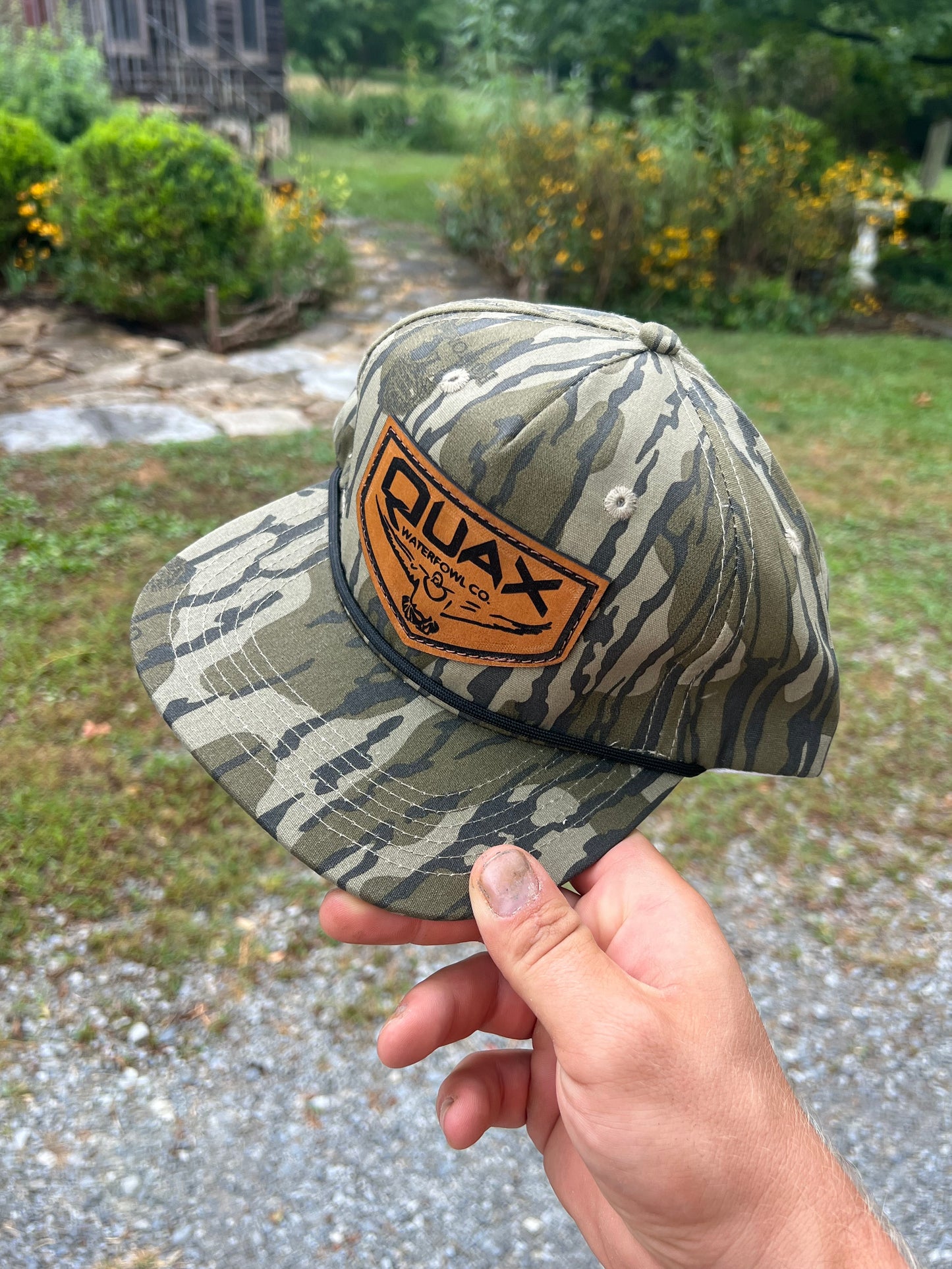 Mossy oak rope hat