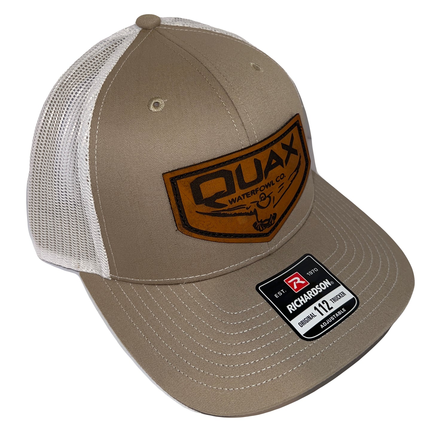 Quax Waterfowl Co. Leather Patch Hat