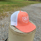 Women’s salmon stitched hat