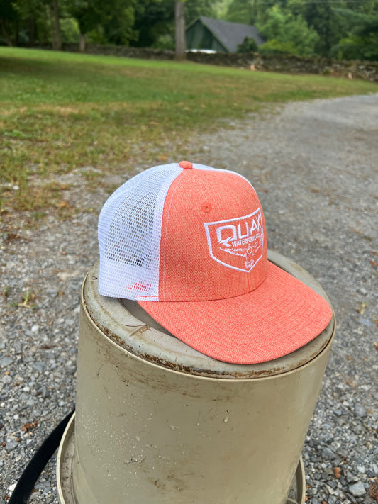 Women’s salmon stitched hat