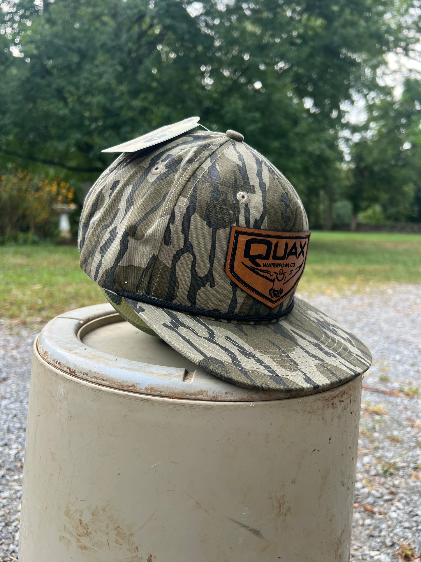 Mossy oak rope hat