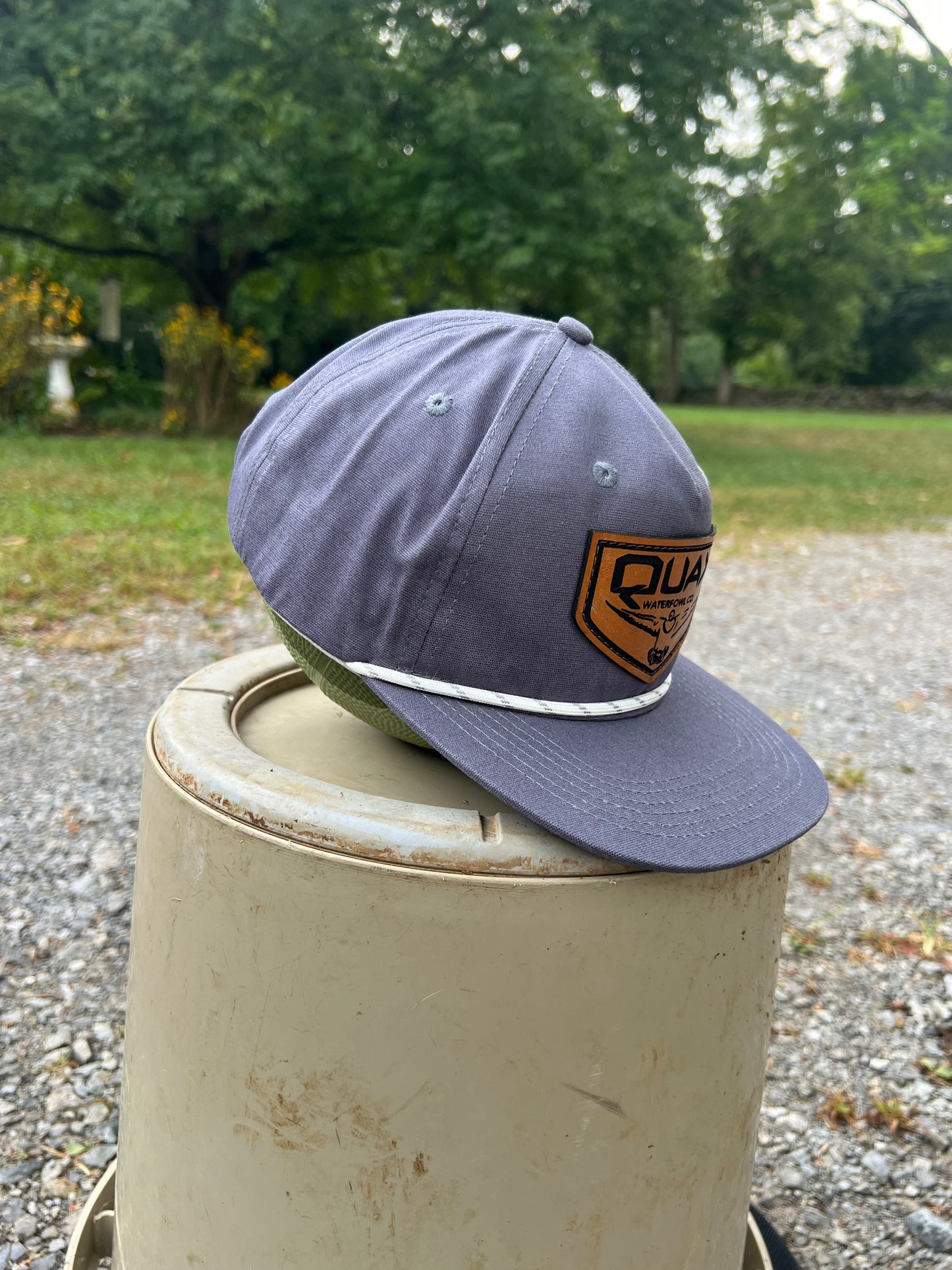 Blue rope hat