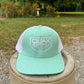 Women’s teal stitched hat
