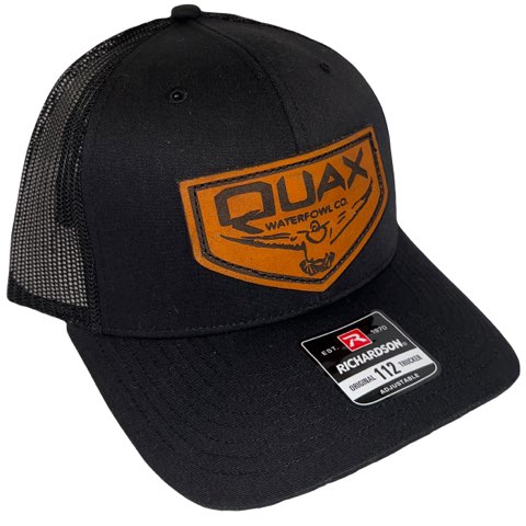 Quax Waterfowl Co. Leather Patch Hat